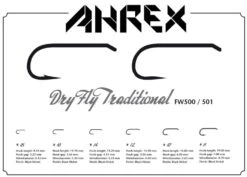 Ahrex FW501 Dry Fly Traditional Barbless -VisVaardig Winkel Ahrex FW501 Dry Fly Traditional Barbless AFW501 XX fw501 1 2