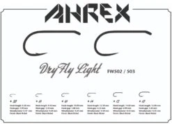 Ahrex FW503 Dry Fly Light Barbless -VisVaardig Winkel Ahrex FW503 Dry Fly Light Barbless AFW503 XX 503 1 3