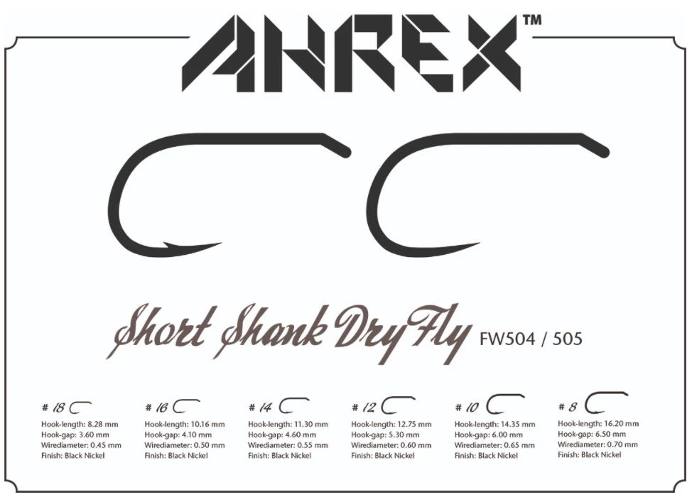 Ahrex FW504 Short Shank Dry 5 Ahrex FW504 Short Shank Dry - Afbeelding 3