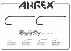 Ahrex FW539 Mayfly Dry Barbless Hooks -VisVaardig Winkel Ahrex FW539 Mayfly Dry Barbless Hooks AFW539 XX ahrex 538 3