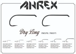 Ahrex FW571 Dry Long Barbless 8 Ahrex FW571 Dry Long Barbless -VisVaardig Winkel Ahrex FW571 Dry Long Barbless AFW571 XX 571 1 2