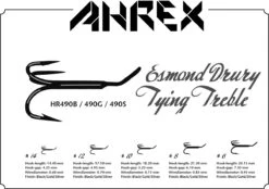 Ahrex HR490G Esmond Drury Tying Treble - Gold Finish -VisVaardig Winkel Ahrex HR490G Esmond Drury Tying Treble Gold Finish ahr490G XX hr 490 ed tying treble