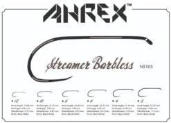 Ahrex NS105 Streamer D/E Barbless 7 Ahrex NS105 Streamer D/E Barbless -VisVaardig Winkel Ahrex NS105 Streamer DE Barbless ANS105 XX asa105 1 1