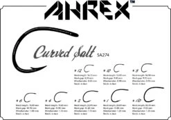 Ahrex SA274 Curved Salt Hooks -VisVaardig Winkel Ahrex SA274 Curved Salt Hooks SA274 XXX ahrex sa274 curved salt