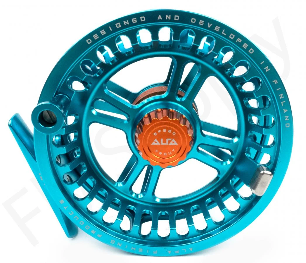 Alfa Arctic Speed Fly Reel Teal Blue 9 Alfa Arctic Speed Fly Reel Teal Blue - Afbeelding 7