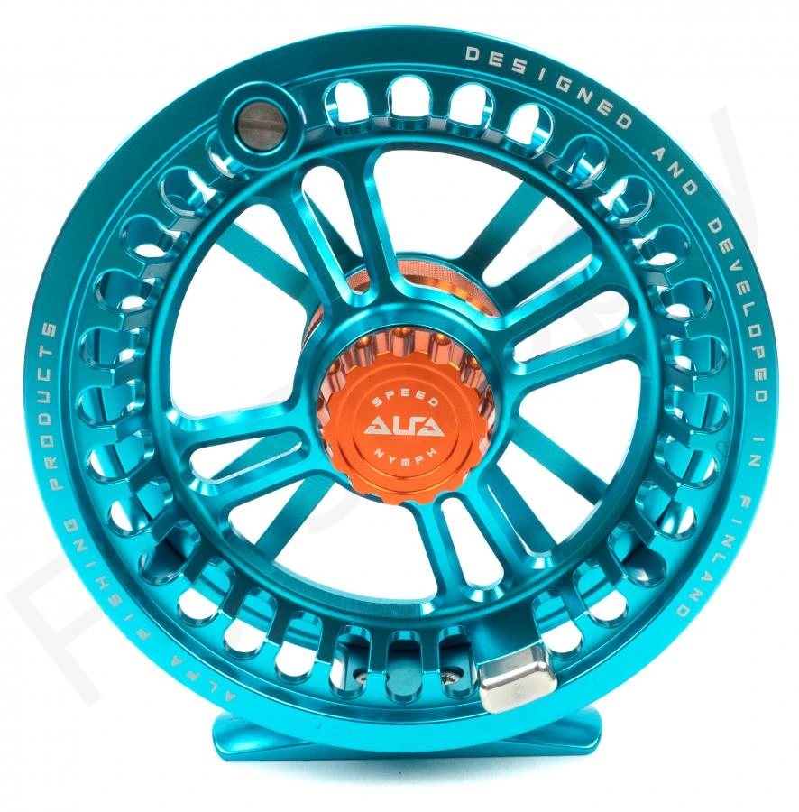 Alfa Arctic Speed Fly Reel Teal Blue 4 Alfa Arctic Speed Fly Reel Teal Blue - Afbeelding 2