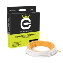 Cortland Long Belly Distance Floating WF Fly Line -VisVaardig Winkel Cortland Long Belly Distance Floating WF Fly Line CORT LONGBELLYDIS XXX longbellydistanceorangewhite