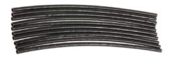 Eumer Plastic Tubing Hard Black 1 Meter