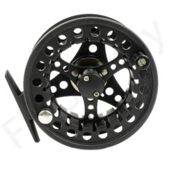 Euro Flies Large Arbour Reel Black