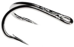 Fulling Mill Tube Fly Double Silver Hooks 12pc