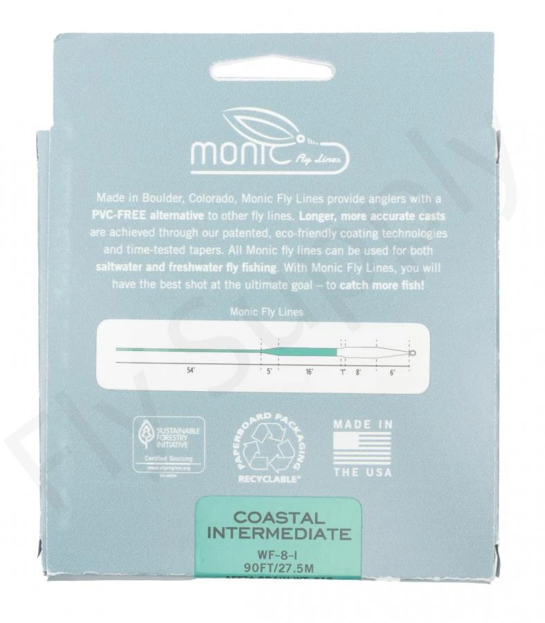 Monic Coastal Intermediate Ghost Tip Fly Line 5 Monic Coastal Intermediate Ghost Tip Fly Line - Afbeelding 3