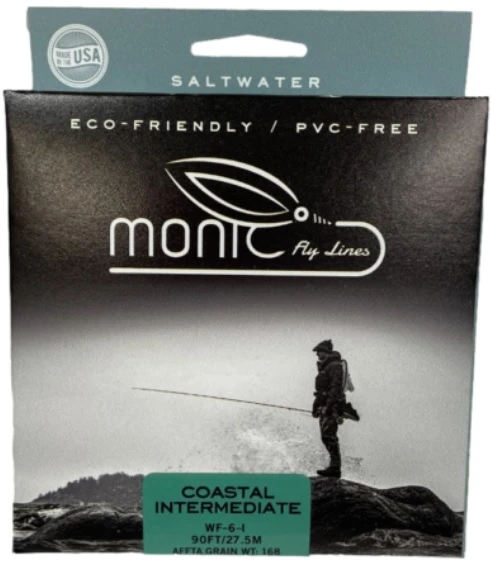 Monic Coastal Intermediate Ghost Tip Fly Line 3 Monic Coastal Intermediate Ghost Tip Fly Line