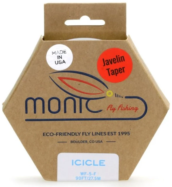 Monic Icicle Pale Olive Floating WF Fly Line 3 Monic Icicle Pale Olive Floating WF Fly Line