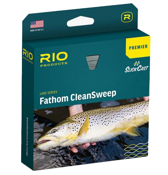 RIO Premier Fathom CleanSweep Sinking Fly Line Clear/Black/Dark Aqua 4 RIO Premier Fathom CleanSweep Sinking Fly Line Clear/Black/Dark Aqua - Afbeelding 2