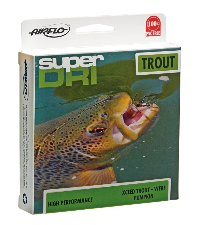 Airflo Ridge Super Dri Xceed WF Floating Pumpkin Fly Line 3 Airflo Ridge Super Dri Xceed WF Floating Pumpkin Fly Line