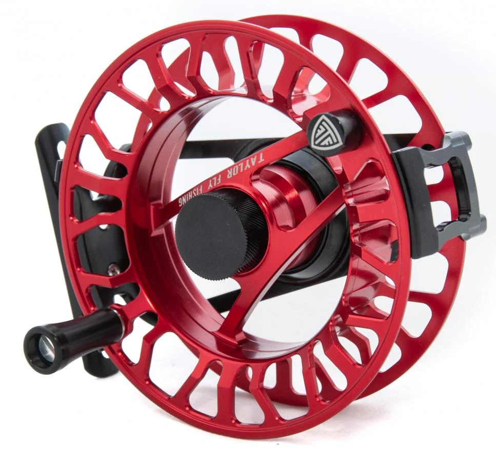 Taylor Elemnt Fly Reel Ruby Red 4 Taylor Elemnt Fly Reel Ruby Red - Afbeelding 2