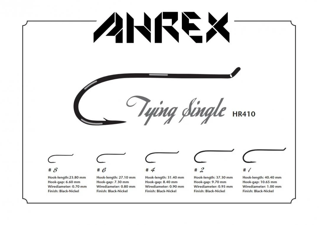 Ahrex HR410 Tying Single Salmon & Steelhead Hooks 5 Ahrex HR410 Tying Single Salmon & Steelhead Hooks - Afbeelding 3