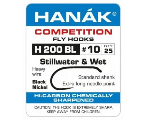 Hanak Stillwater & Wet H 200 BL Hooks 25 Pc 3 Hanak Stillwater & Wet H 200 BL Hooks 25 Pc