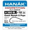Hanak Czech Nymph & Pupa H 360 BL Hooks 25 Pc 2 Hanak Czech Nymph & Pupa H 360 BL Hooks 25 Pc -VisVaardig Winkel hanak20360