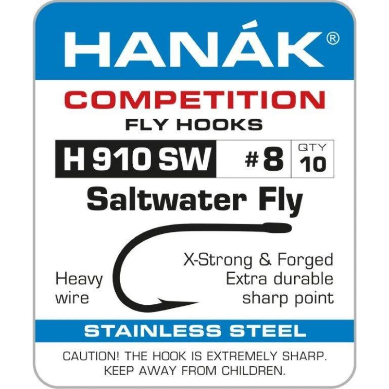 Hanak Saltwater H 910 SW Hooks 10 Pc 3 Hanak Saltwater H 910 SW Hooks 10 Pc
