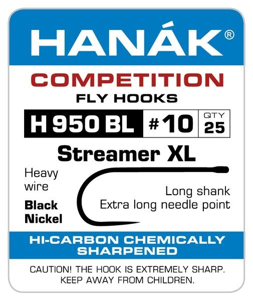 Hanak Streamer XL H 950 BL Hooks 25 Pc 3 Hanak Streamer XL H 950 BL Hooks 25 Pc