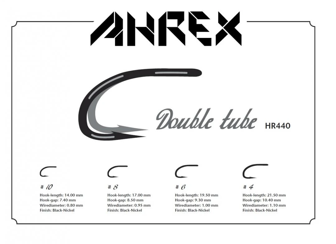 Ahrex HR440 Tube Double Hooks 5 Ahrex HR440 Tube Double Hooks - Afbeelding 3