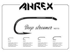 Ahrex NS115 Deep Streamer Hooks -VisVaardig Winkel ns115