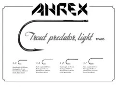 Ahrex TP605 Trout Predator Light Hooks -VisVaardig Winkel tp605