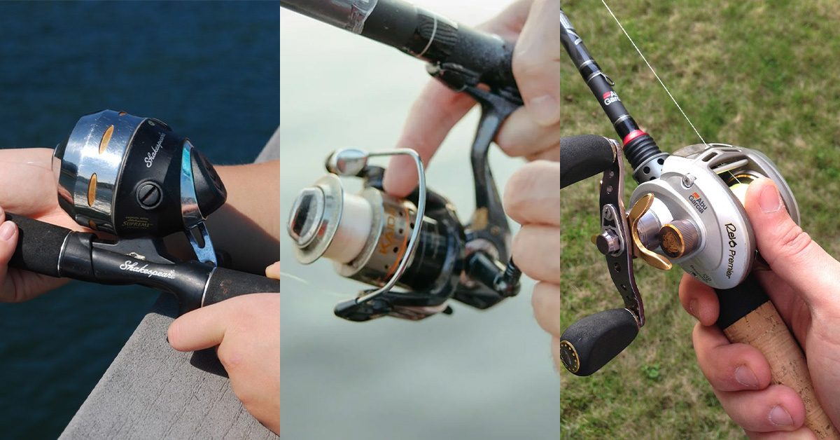 VisVaardig Winkel -VisVaardig Winkel three types of fishing Reels
